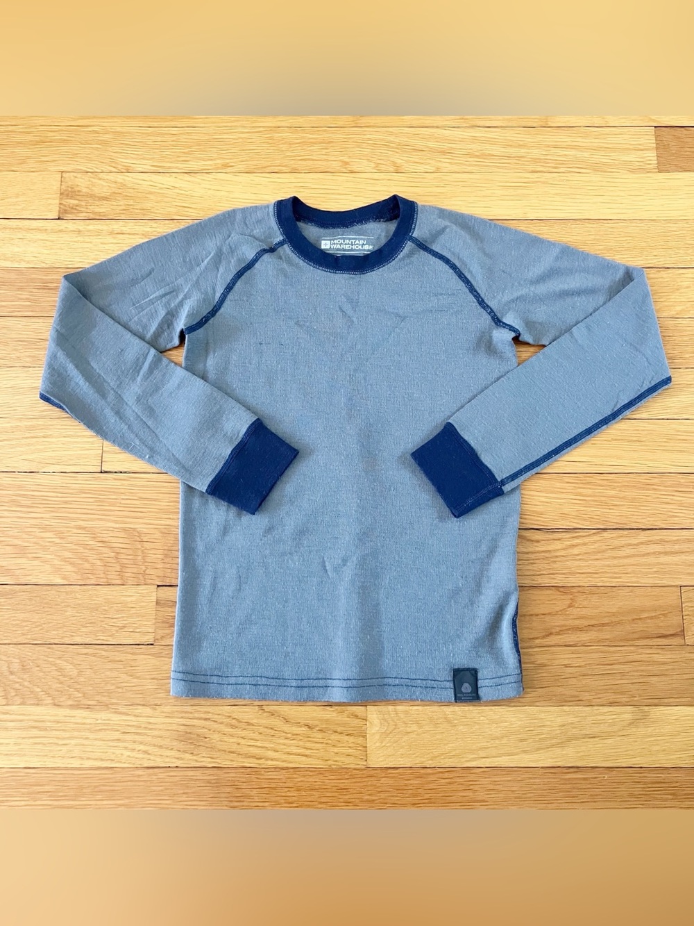 Mountain Warehouse Grey Outdoor Winter Skiing Merino Wool Base Layer 9-10